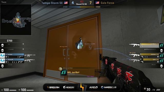 [ES] Gale Force vs Tempo Storm SE | CEVO Main NA | S13 | Upper Bracket - Round 2 | BO3 | Nuke смотреть онлайн