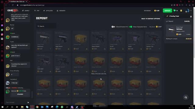 How to Deposit skins on cs go roll смотреть онлайн