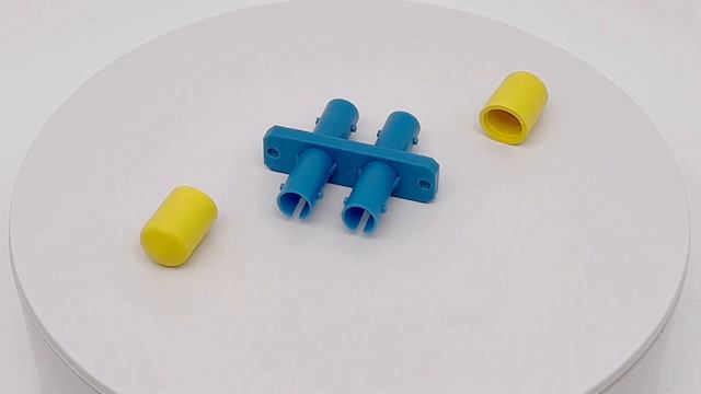 Plastic Housing Flange ST Fiber Optic Adapter Duplex смотреть онлайн