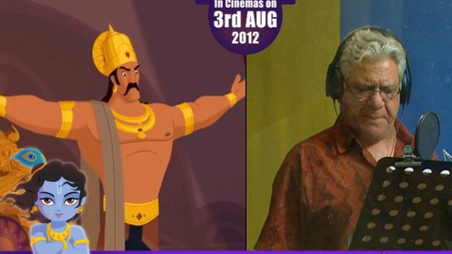 Om Puri Recording for Krishna Aur Kans Feature Film смотреть онлайн
