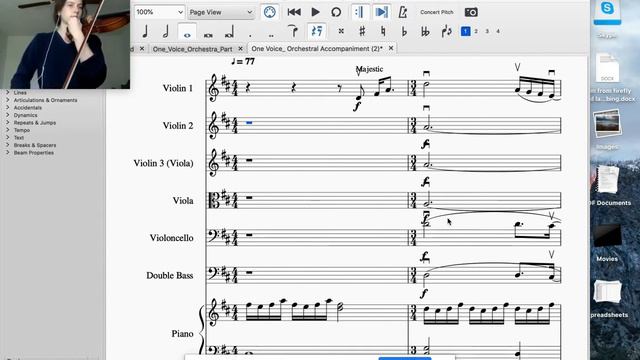 Violin 2 Recording Track One Voice смотреть онлайн