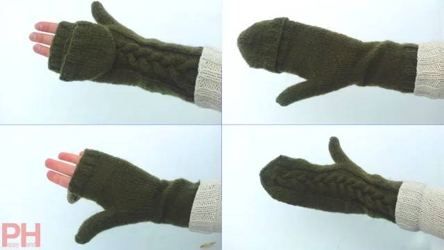 Вяжем ВАРЕЖКИ-ТРАНСФОРМЕРЫ(подробный мк) смотреть онлайн