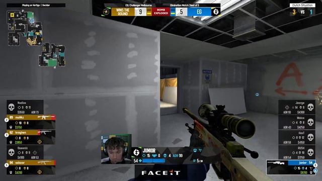 ECSTATIC vs. EG.CD - Map 3 [Vertigo] - ESL Challenger Melbourne 2023 - Group A смотреть онлайн