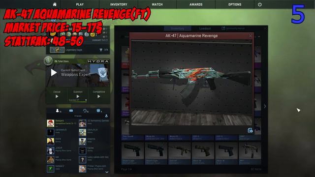 CS:GO-TOP 10 AK-47 SKINS (2017) смотреть онлайн