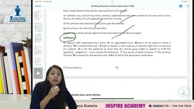CS Professional Drafting booster Lecture 5 (Pleadings) June'22 and Dec'22 attempt | CS Somya Katari смотреть онлайн