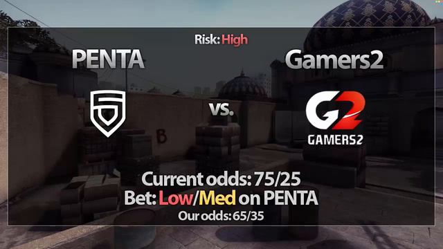 CS:GO Bet Prediction: PENTA vs. Gamers2 (22/04/15) смотреть онлайн