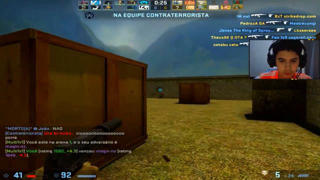 VÁRIAS BALINHAS NA GC! - ARENA 1X1 смотреть онлайн