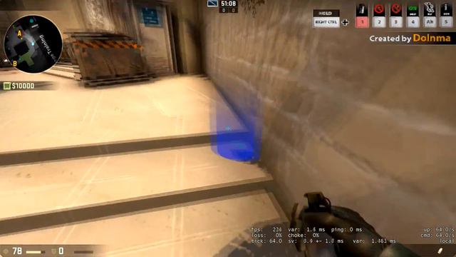 Mirage All Smokes Flashes And Molotov's [Tutorial] [CS GO] смотреть онлайн