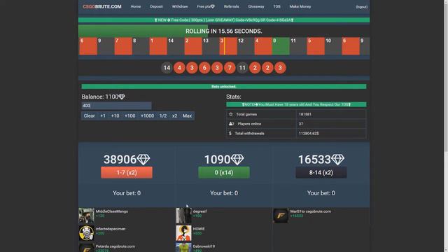 CSGO BETTING: THIS WIN STREAK IS INSANE! (CSGO BRUTE) смотреть онлайн