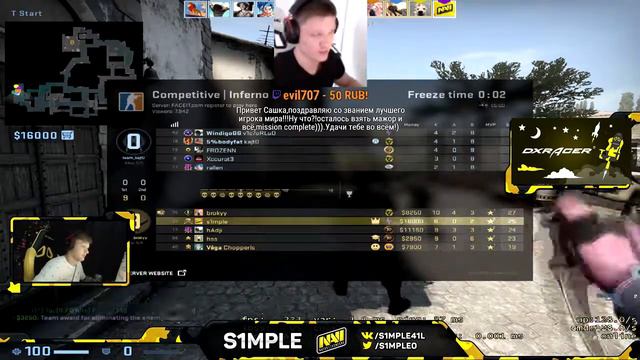 S1MPLE разносит FPL♛Полная катка на inferno♛ Готов к МАЖОРУ | #vodkapower смотреть онлайн