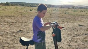 Электро самокат kugoo M 4 PRO MAX по бездорожью.