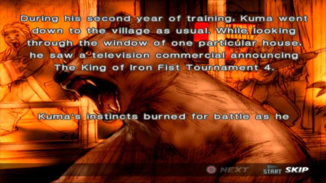 Tekken 4 (PS2) Kuma II Prologue And Ending HD 1080p смотреть онлайн