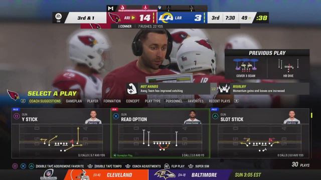 Madden NFL 23/Режим франшизы/Arizona Cardinals/Первый сезон-Divisional смотреть онлайн
