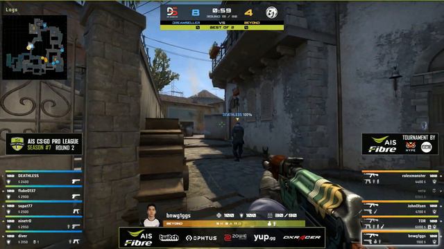 AIS CS:GO Pro League Season#7 R.2 | Beyond vs. DreamSeller MAP1 Inferno смотреть онлайн