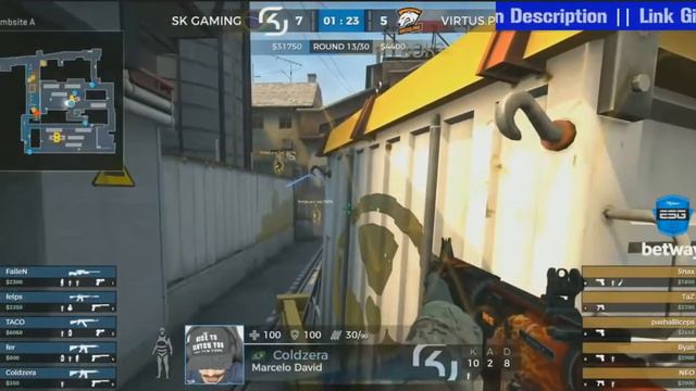 CS:GO - SK vs VP (14-ый раунд. Медведи в смоках) - ESG Tour Mykonos 2017 - @ Quarter-final смотреть онлайн