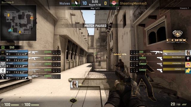 Shooting Monkeys vs Wolves - Bo3 - Cobx Indian Esports Championship - CS GO смотреть онлайн