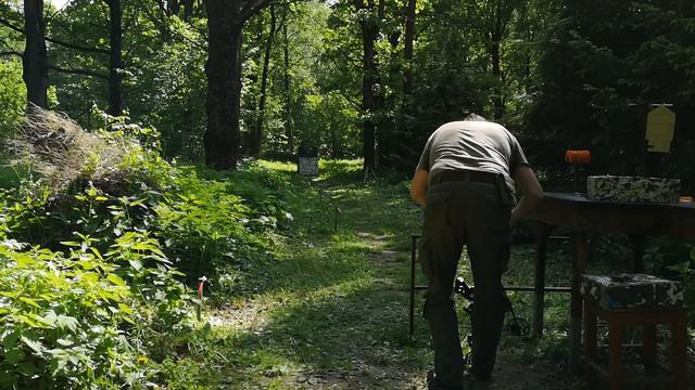 Пристрелка арбалета Main Hunter Doom на разные дистанции смотреть онлайн