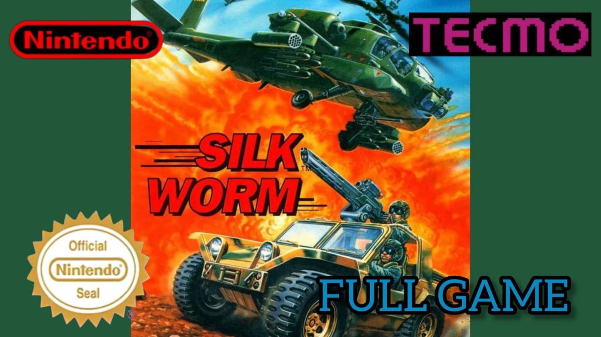 Silkworm | NES | Полное прохождение смотреть онлайн