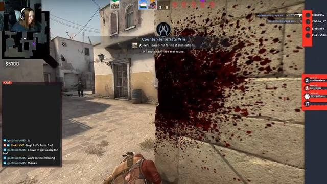 Guy queues with 4 Gamer Girls in CSGO смотреть онлайн