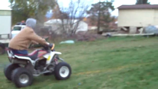 TYLER P. DOING SOME RIDDING IN OUR BACK YARD смотреть онлайн