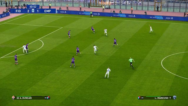 Fiorentina vs Empoli - Stadio Artemio Franchi | 03/04/2022 | PES 2021 Gameplay смотреть онлайн