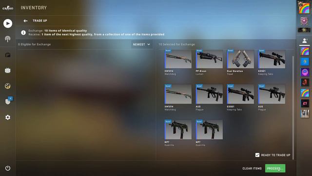 trading up for the spider lily (profitable csgo trade up) смотреть онлайн
