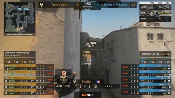 vitality vs nip map2 чемпионат cs go