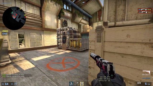 CS:GO - Triple Kill - USP смотреть онлайн
