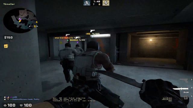 CS:GO Pro Player HS Maçıma Geldi - Faceit 10 LVL Match смотреть онлайн