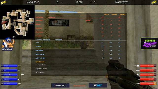 NA'VI 2010 Vs NAVI 2020 | Tuscan (cs 1.6) | BOOMERS Vs ZOOMERS