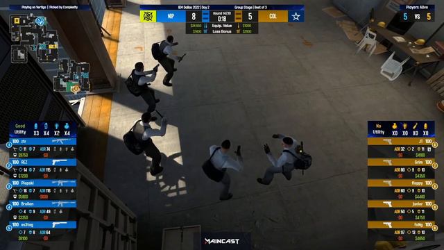 Complexity vs NiP | Map 1 Vertigo | Group B - IEM Dallas 2022 смотреть онлайн