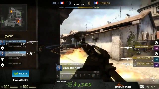 Epsilon vs LDLC on de_inferno @ Dreamhack Valencia 2014 Grand Finals (CS:GO EPS vs LDLC) Game 2 смотреть онлайн