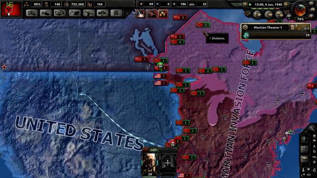 Invasion Marciana en Hearts Of Iron IV #1 смотреть онлайн