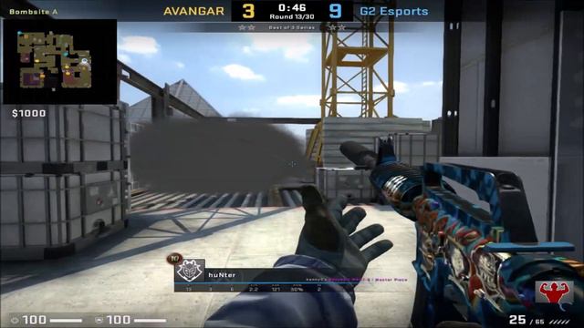 CS:GO POV - HuNter (31-18) vs AVANGAR / vertigo / StarSeries i-League Season 8 смотреть онлайн