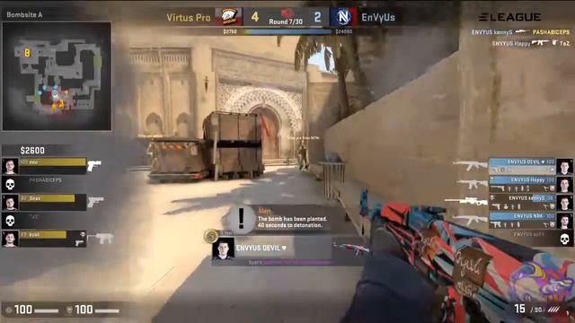 CS GO - Insane quick scope from kennyS vs VP смотреть онлайн