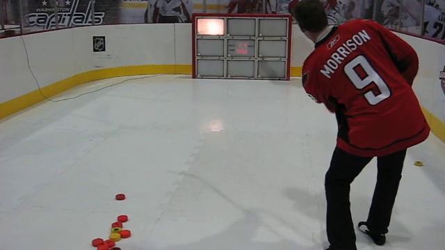Brendan Morrison destroys the accuracy shooting booth смотреть онлайн