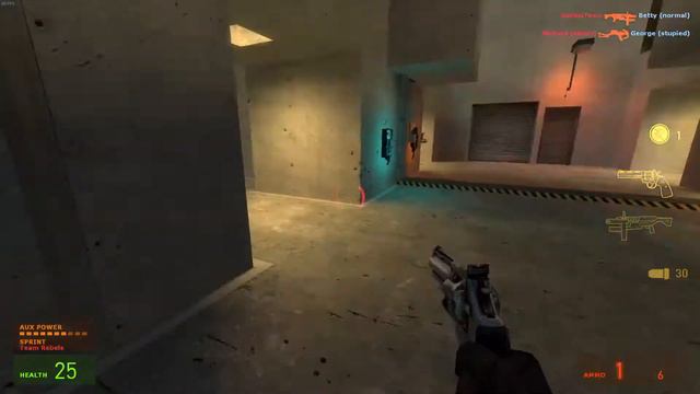 Half Life 2 Deathmatch Gameplay - 4 vs 4 смотреть онлайн