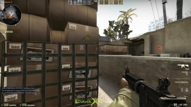 CS:GO Beta (Using Controller) Classic Competitive on Dust 2 on PC - Dark x Crow смотреть онлайн