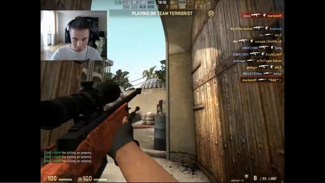 CS:GO markeloff AWP'ing on DM server [2013] смотреть онлайн