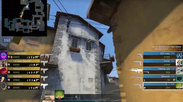 5 kills, 4 bullet from deagle, banana, inferno. EZ (CS:GO) смотреть онлайн