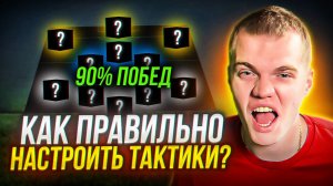 КАК НАСТРОИТЬ ТАКТИКИ в EA FC 25! ДЕЛЮСЬ ДВУМЯ СХЕМАМИ!