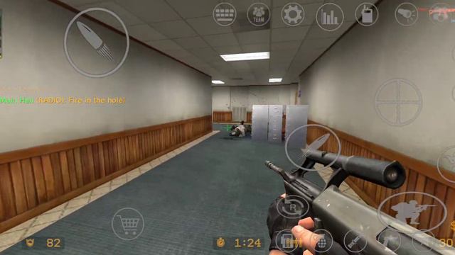 Counter Strike: Source Android - Cs_office Gameplay (With Bot) смотреть онлайн