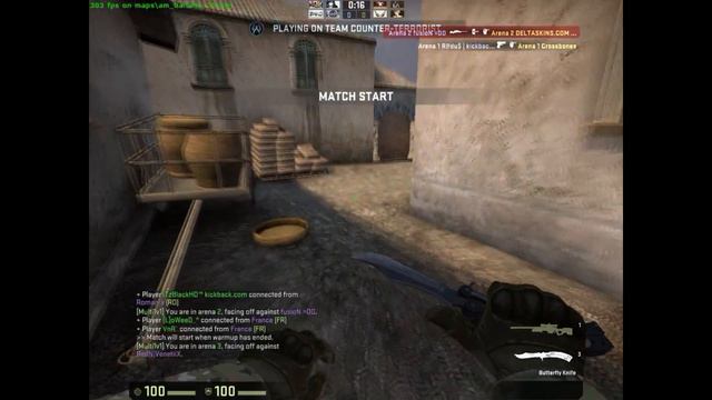 CS:GO Tutorial "Always win banana aim map..." смотреть онлайн