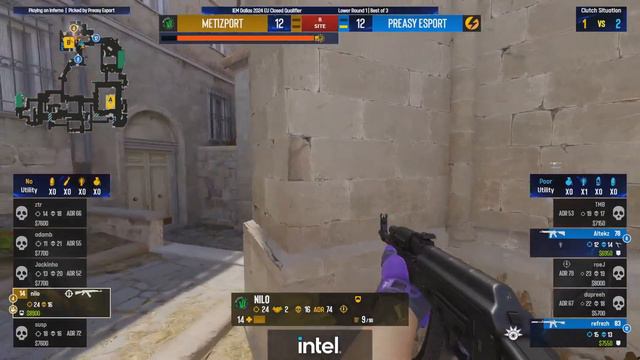 nilo 1vs5 ACE CLUTCH VS PREASY ESPORT - IEM Dallas Europe 2024 Closed Qualifier смотреть онлайн
