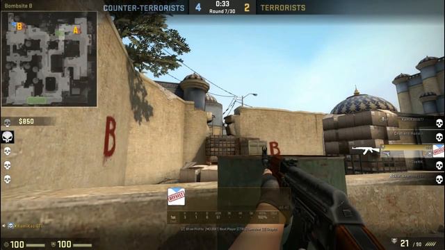 CS:GO Matchmaking | With BOT clan and $300 hacker смотреть онлайн