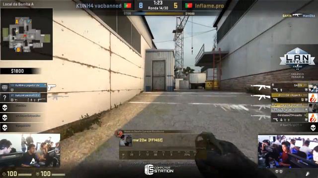 LAN Battles CS:GO #2 2017 - Grupo A, Ronda 3 смотреть онлайн