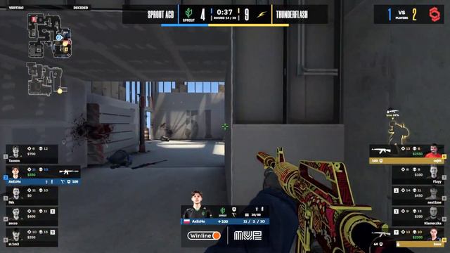 Thunder Flash vs Sprout Academy, Map 3, Best of 3, CCT Central Europe Series 7 смотреть онлайн