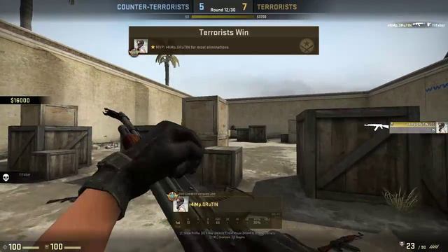 KRUPA:CUP CS:GO 1v1 Season 3. filfaber vs raimp. Map AK смотреть онлайн