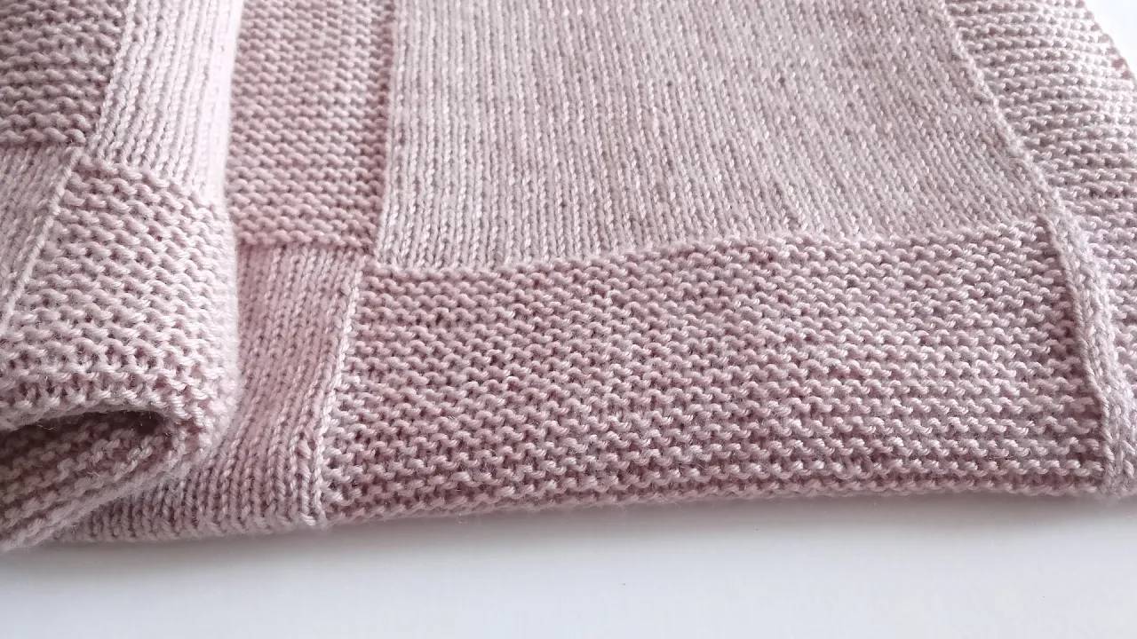 Детский плед | Вязяние спицами | Идея узора для пледа смотреть онлайн