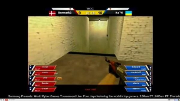 WCG 2010 Final: mTw - Na 'Vi Counter Strike 1.6 final map part 2/3
